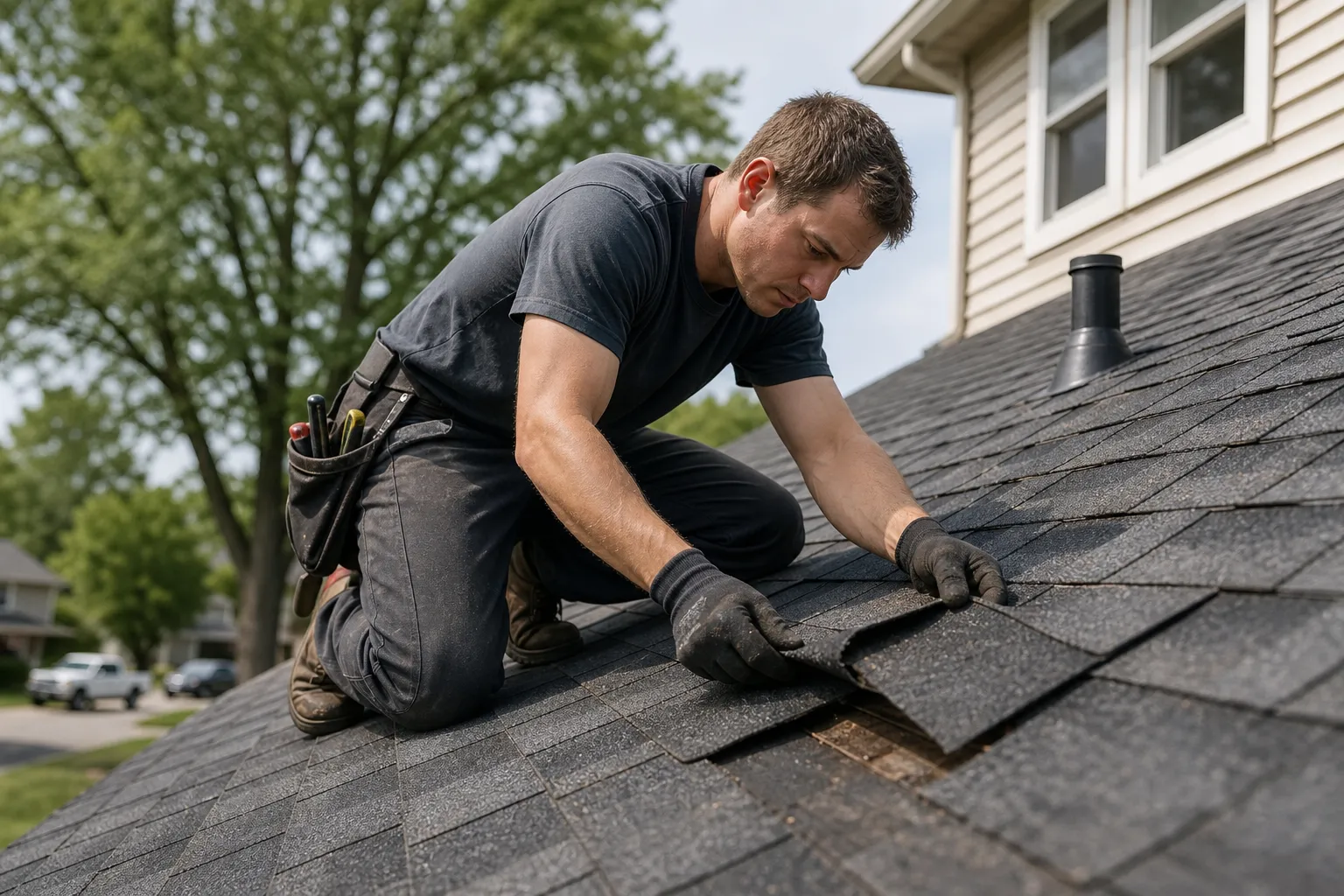 Roof leak repair