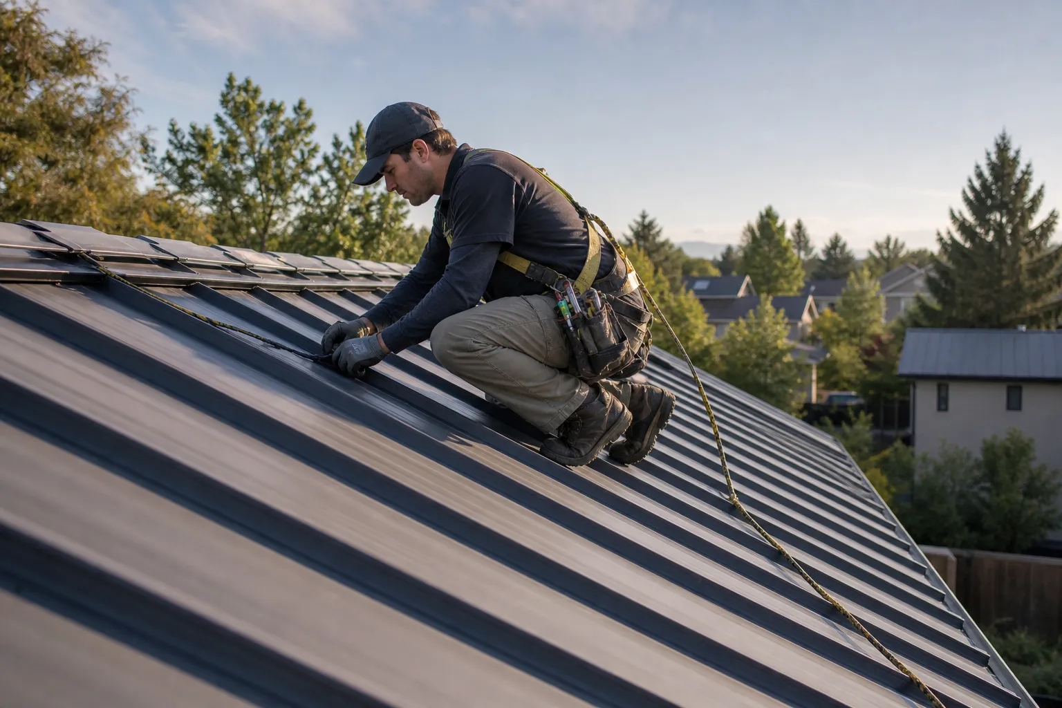 Metal roofing