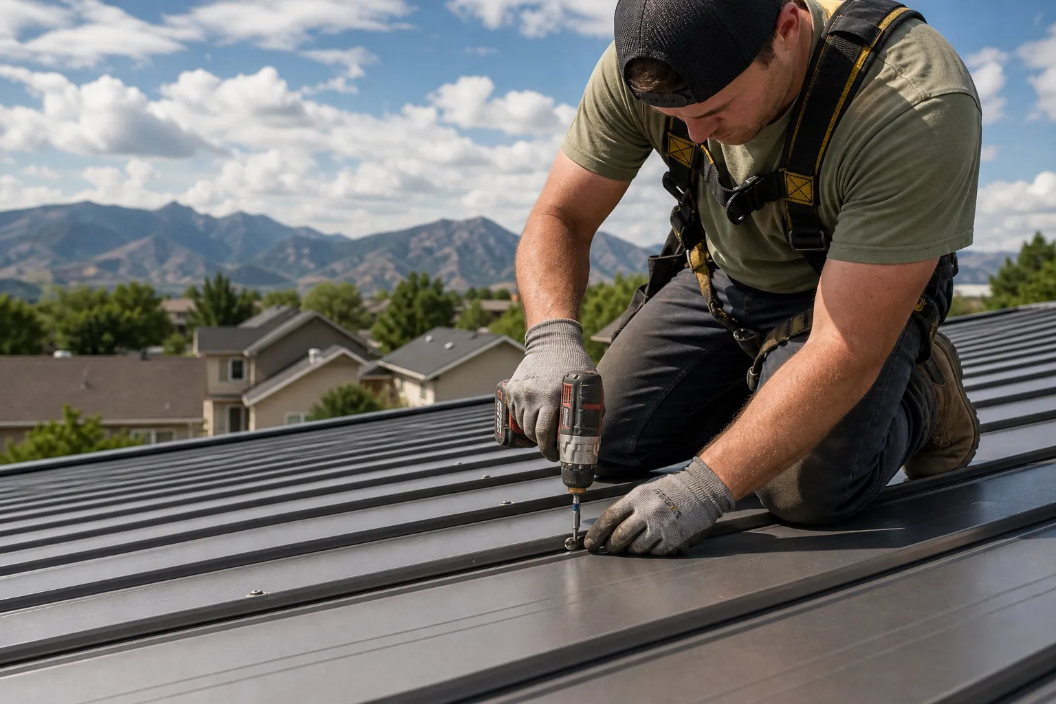 Secure your metal roof