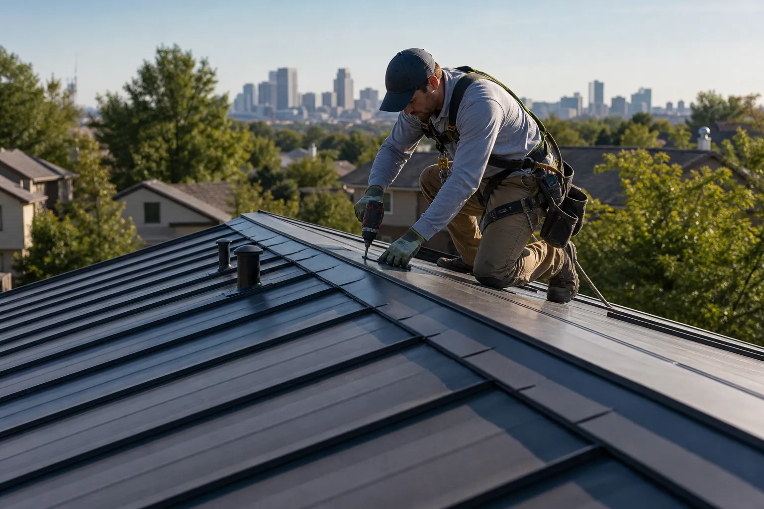 Metal roof replacement