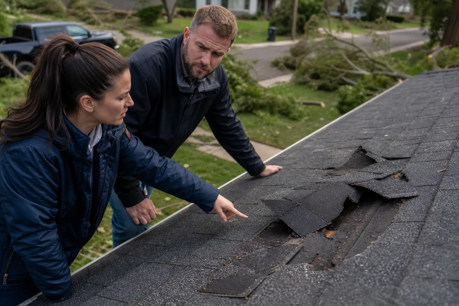 Wind damage repair