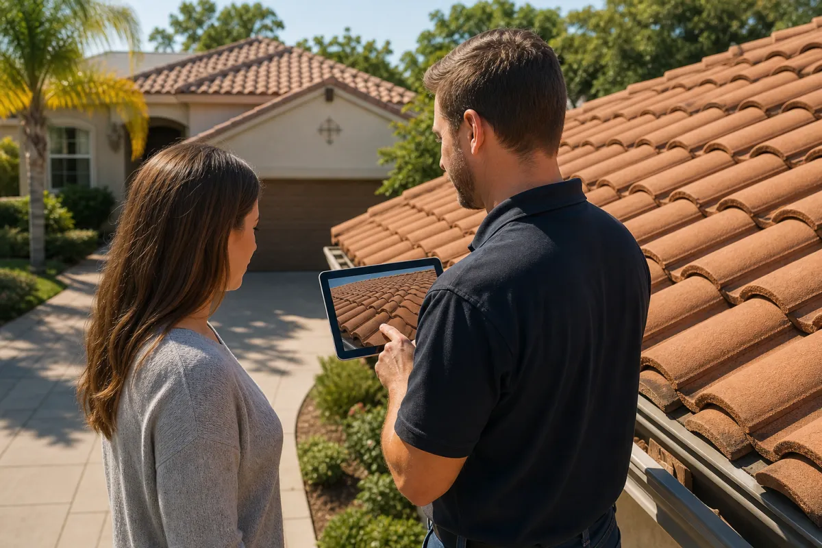 From inspection to finished tile roof