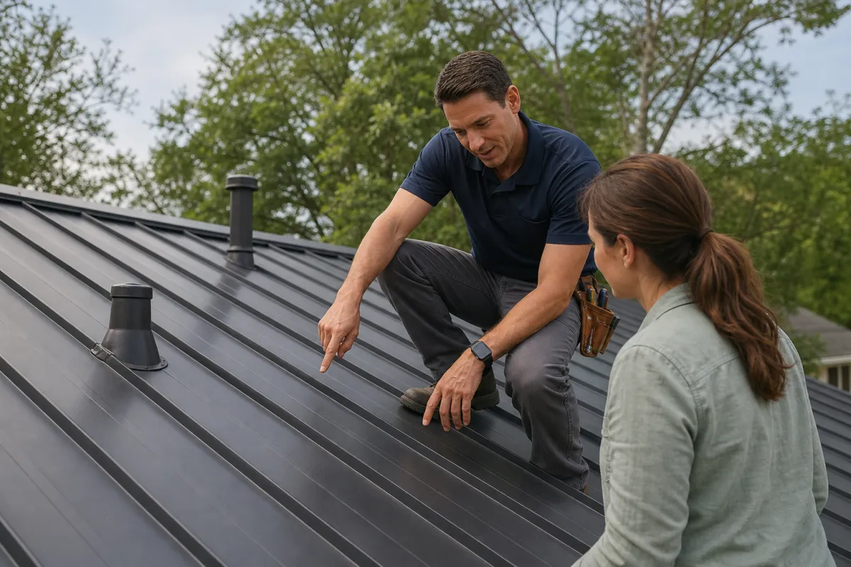 See what metal roofing service covers