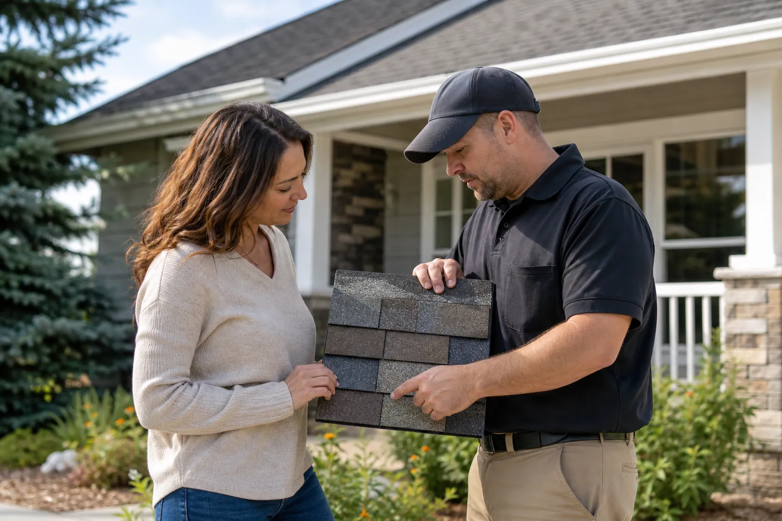CertainTeed shingle help that restores peace