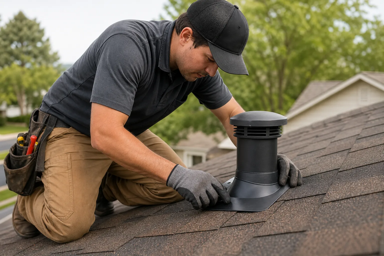 Roof vent repair