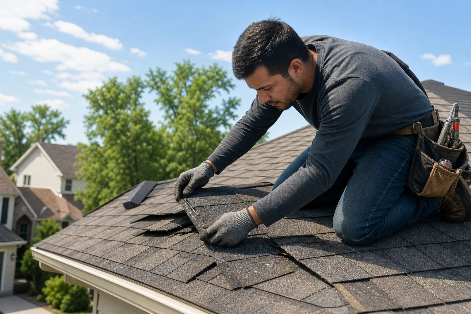 Shingle repair that stops small roof problems