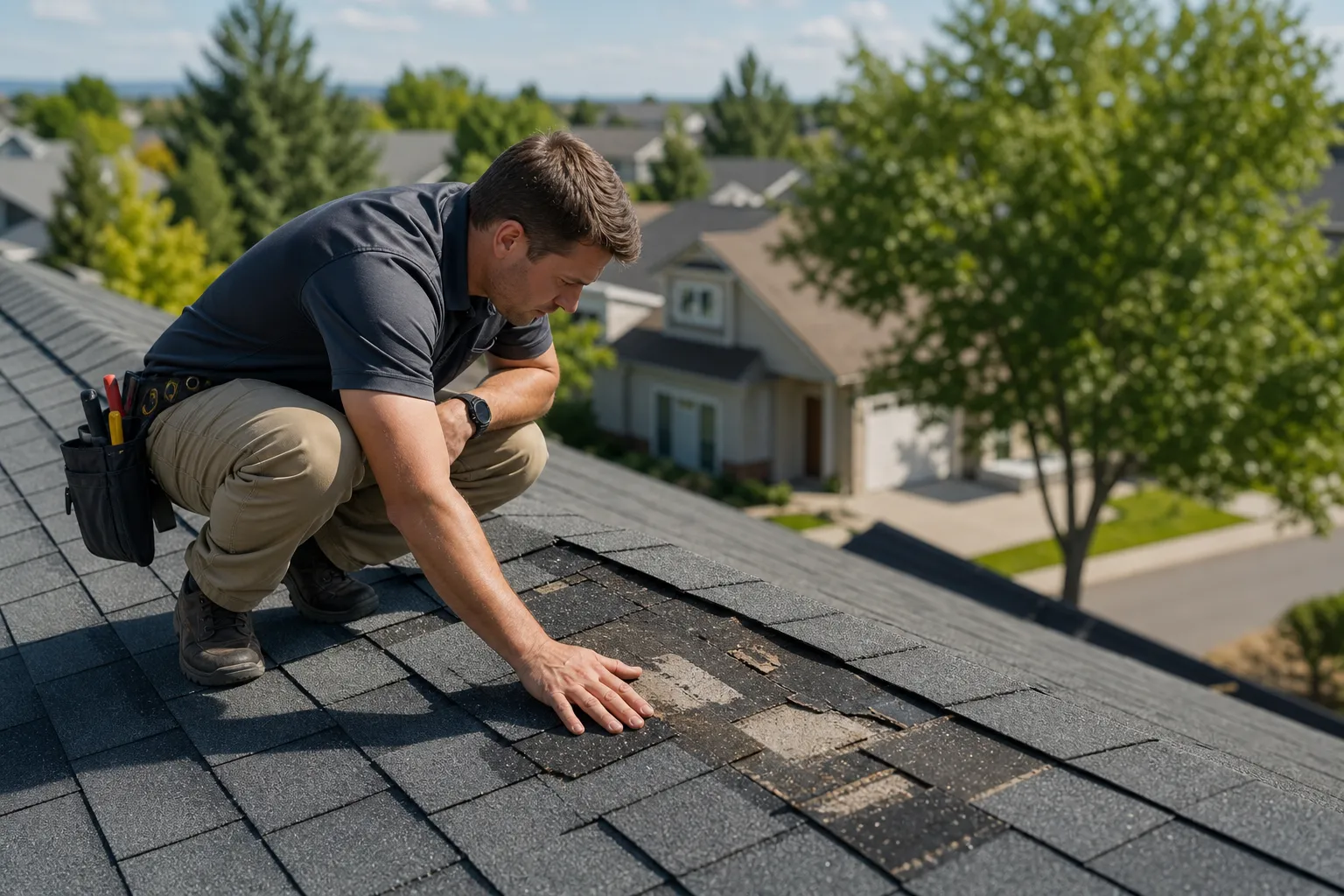 Stop missing shingles from turning into leaks