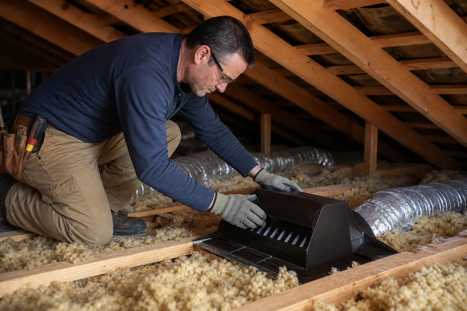 Fix poor roof ventilation