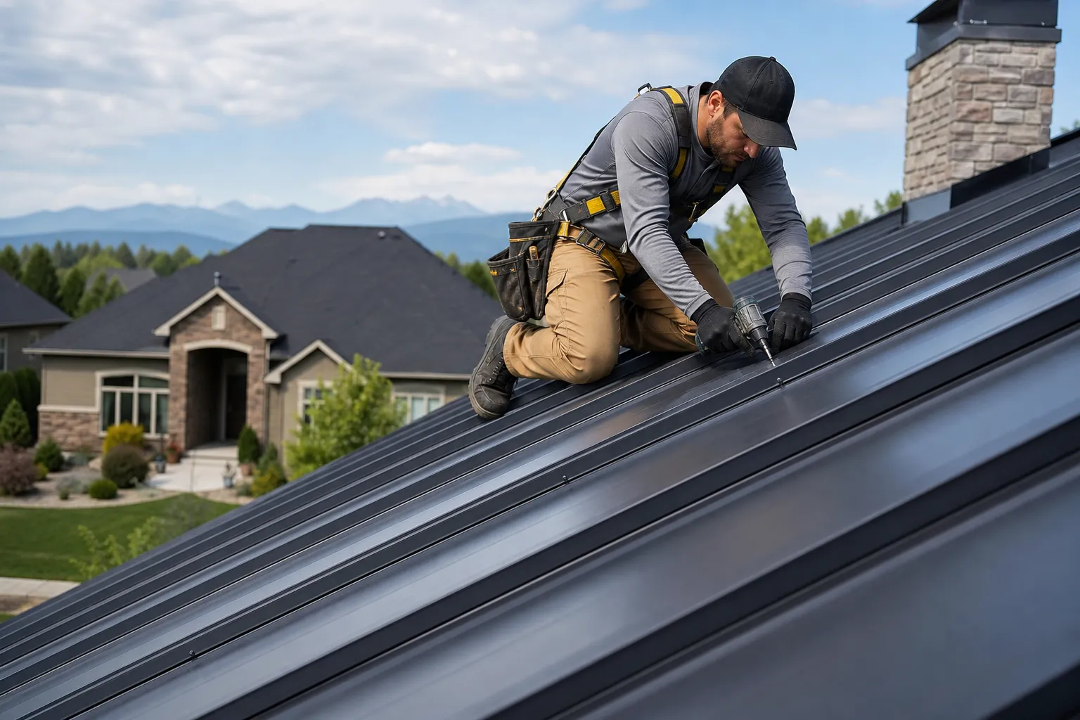 Install a metal roof that lasts