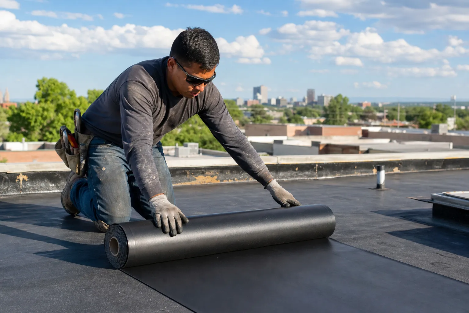 Flat roof replacement