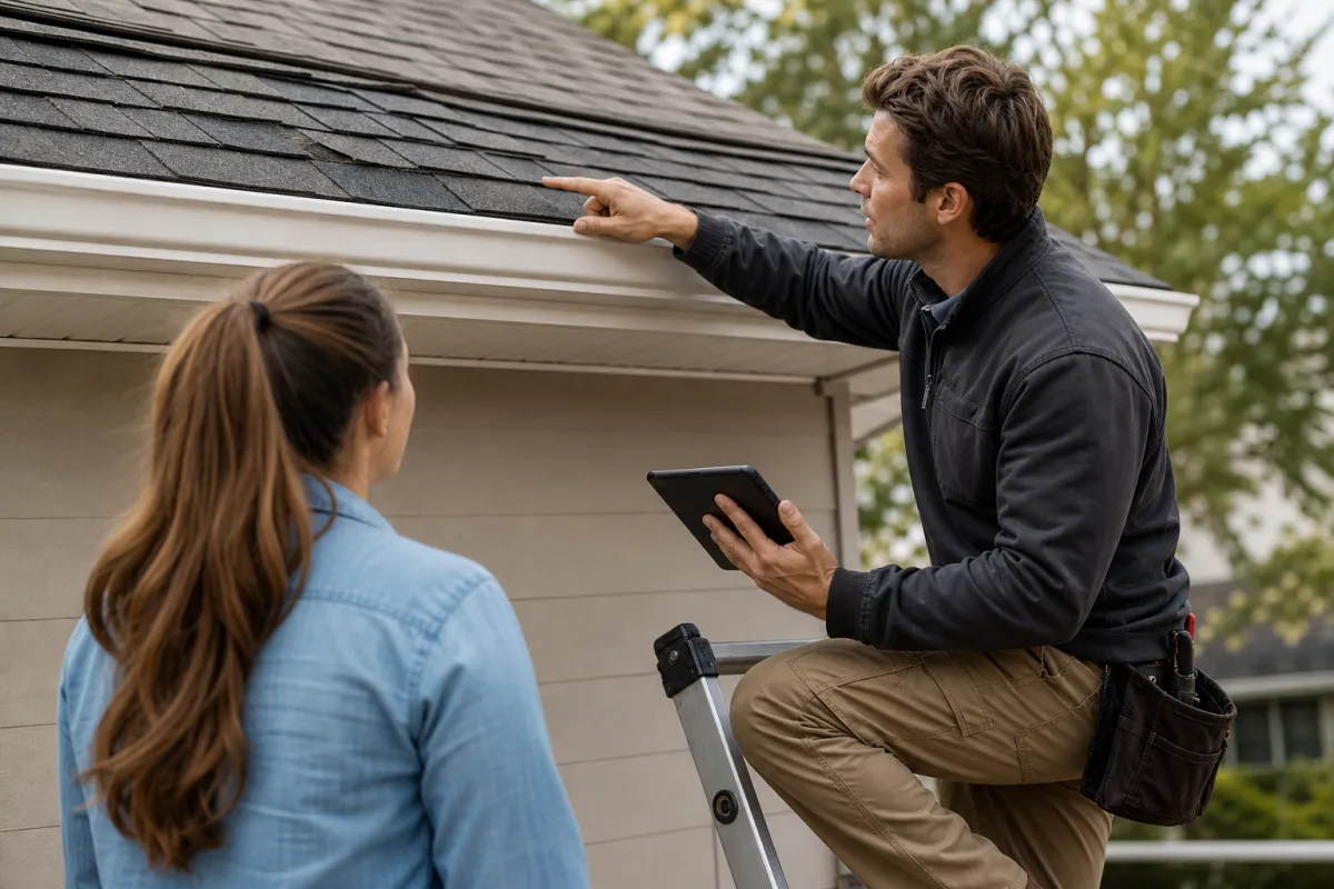 What your roof repair visit covers