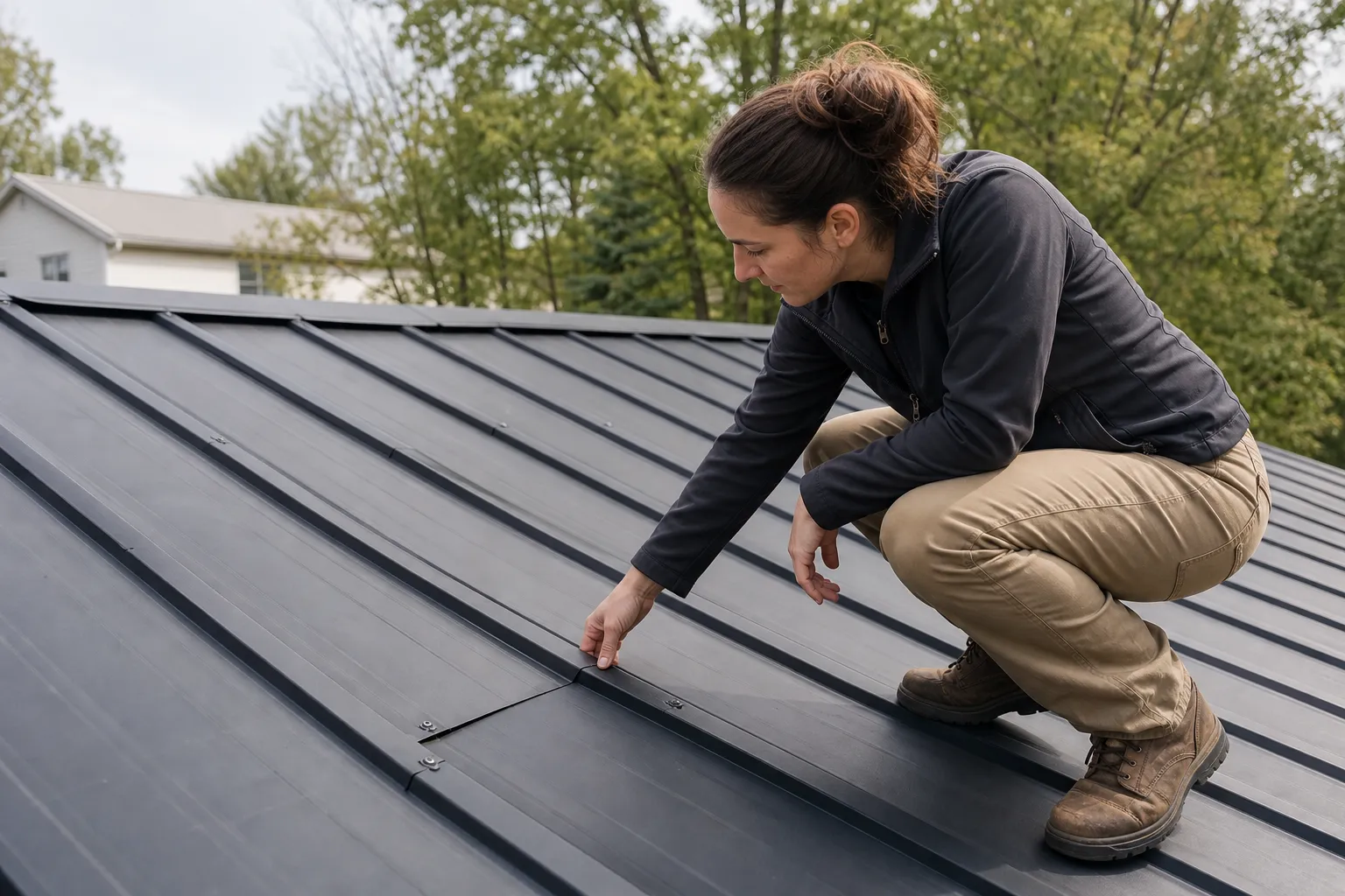 Stop loose metal panels from getting worse