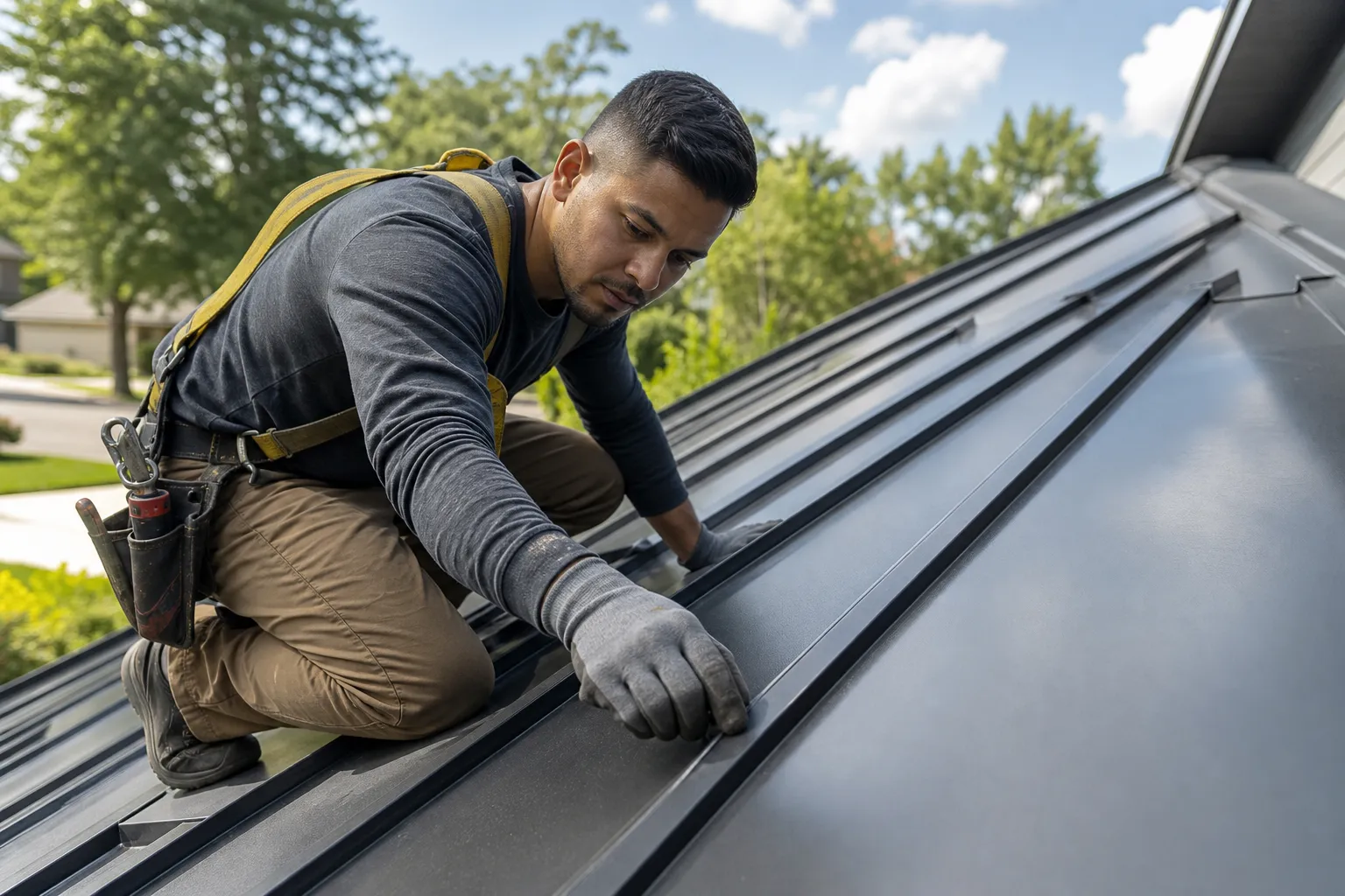 Stop metal roof seams from turning into leaks