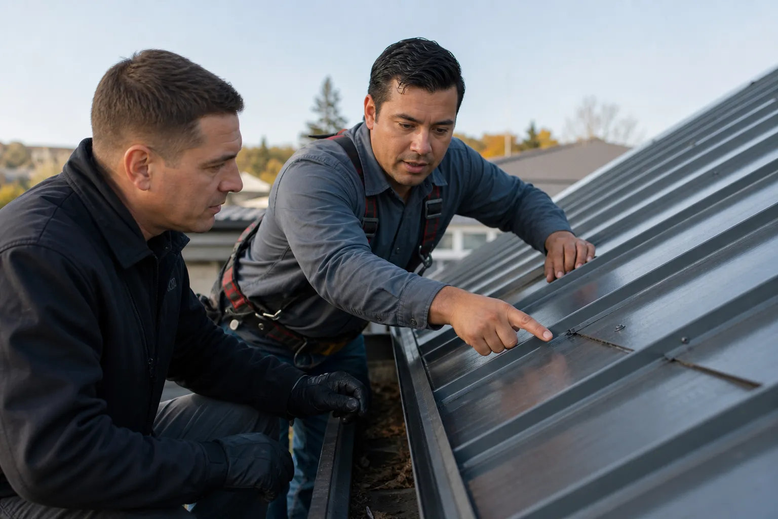 Stop metal roof leaks at the source