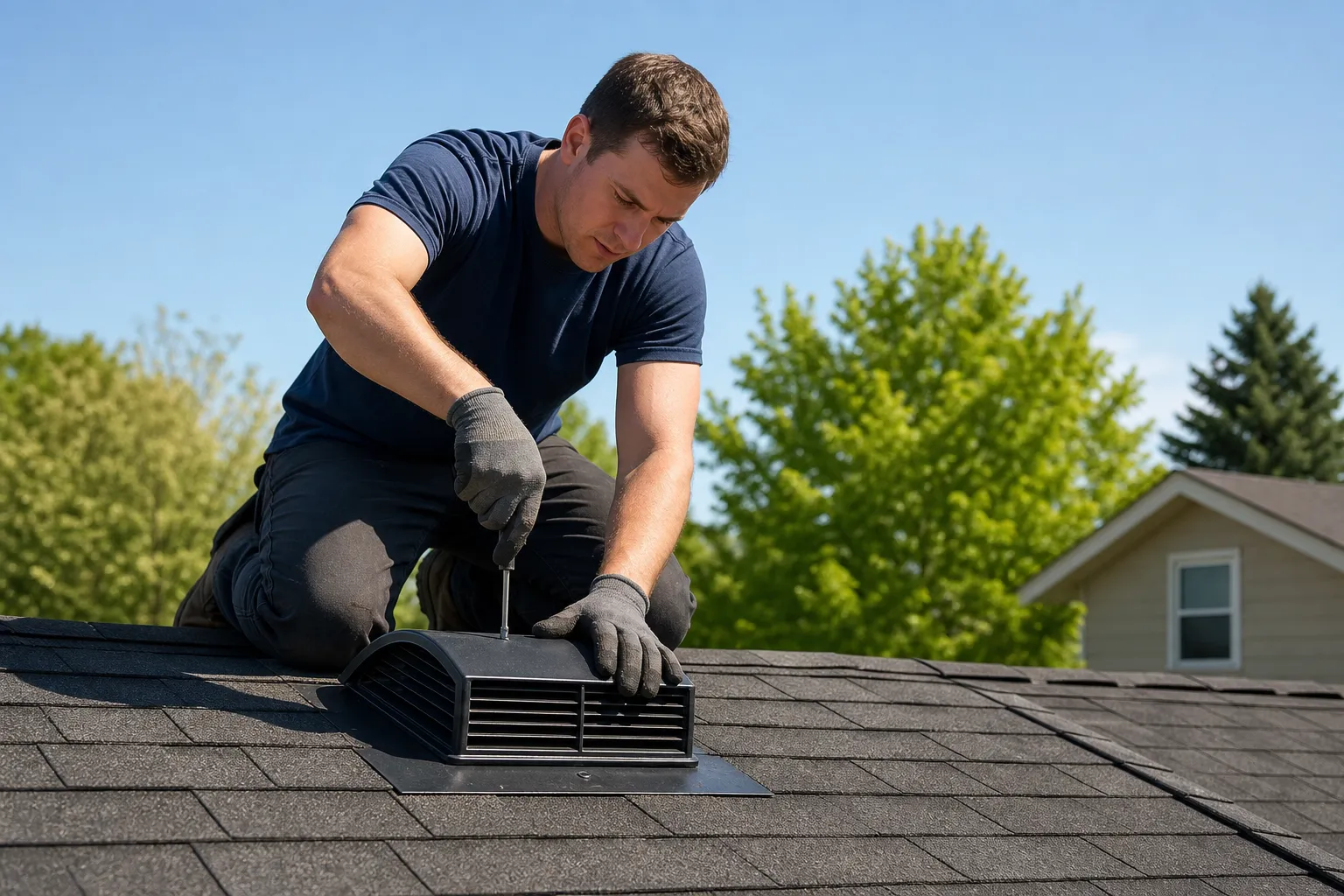 Roof vent repair