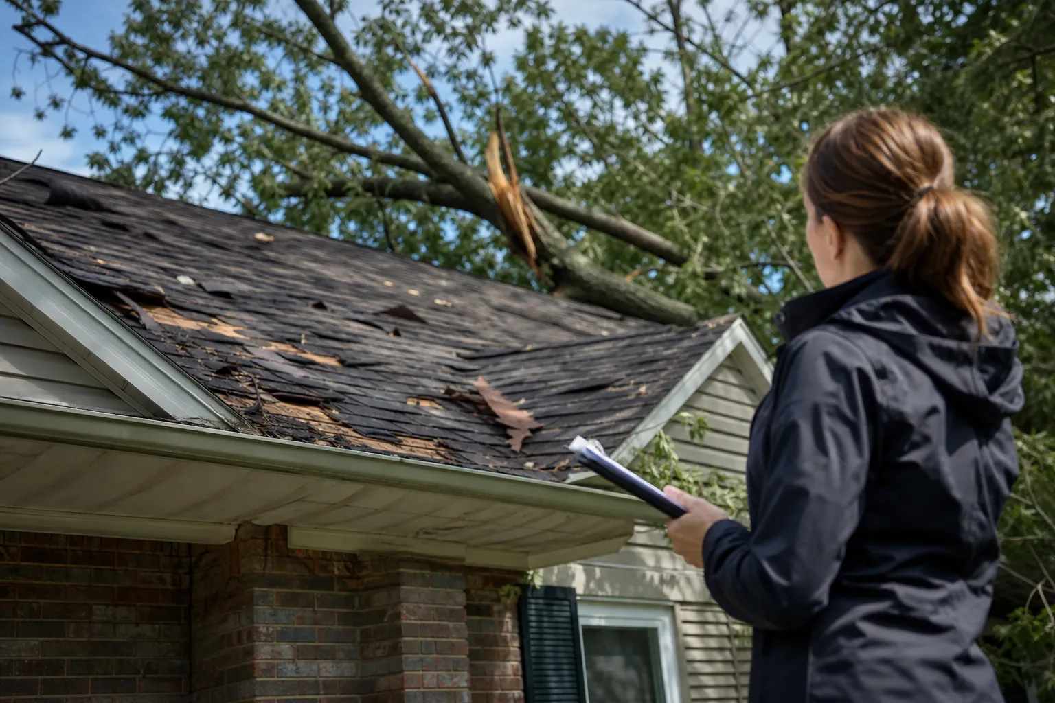 Storm damage inspection
