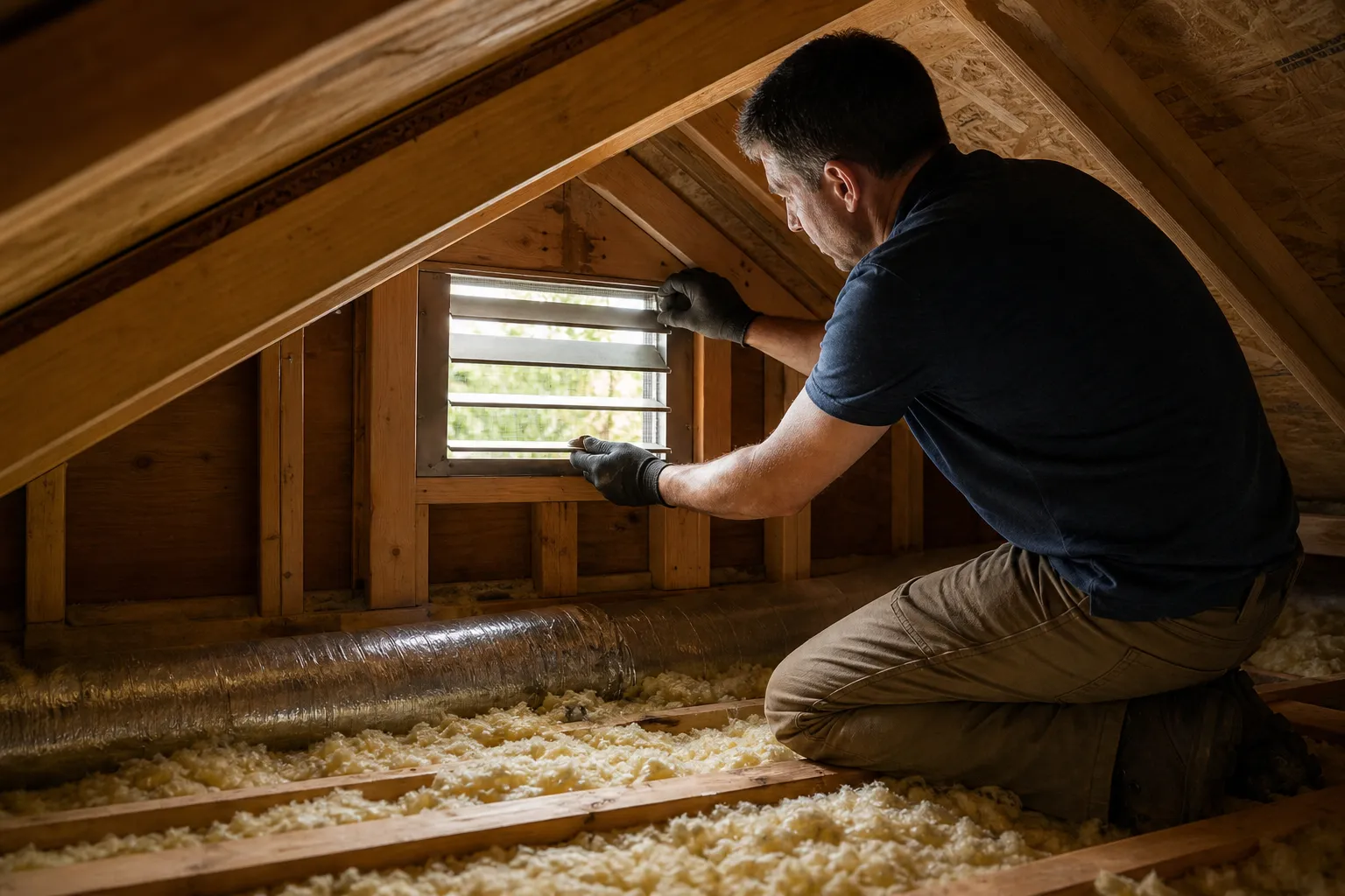 Attic ventilation improvement