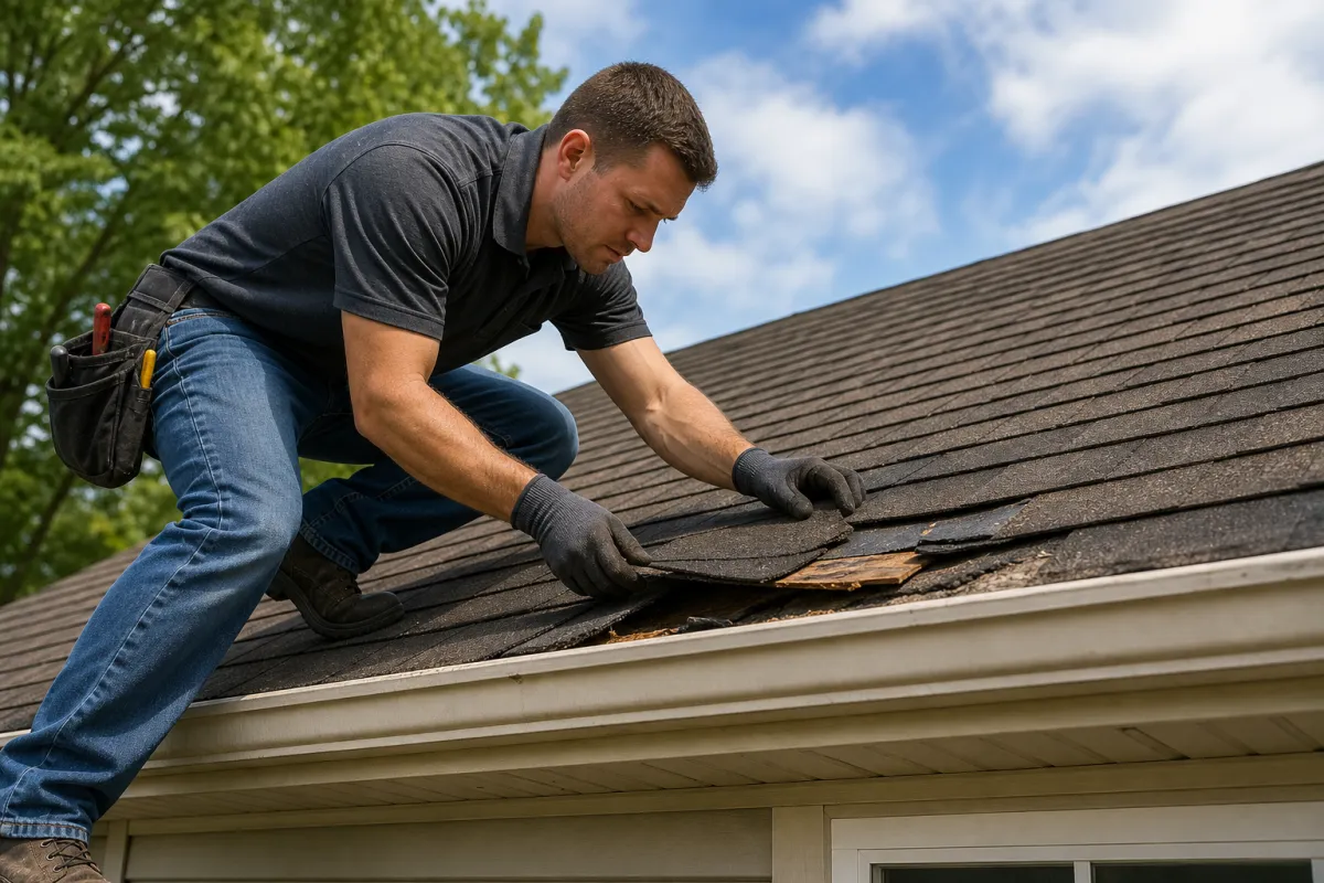 When roof damage needs fast fixes