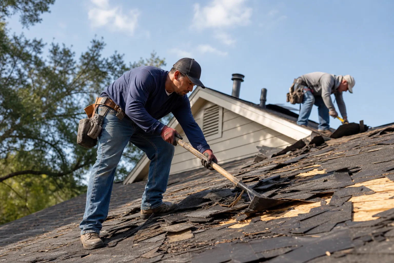 Roof tear-off