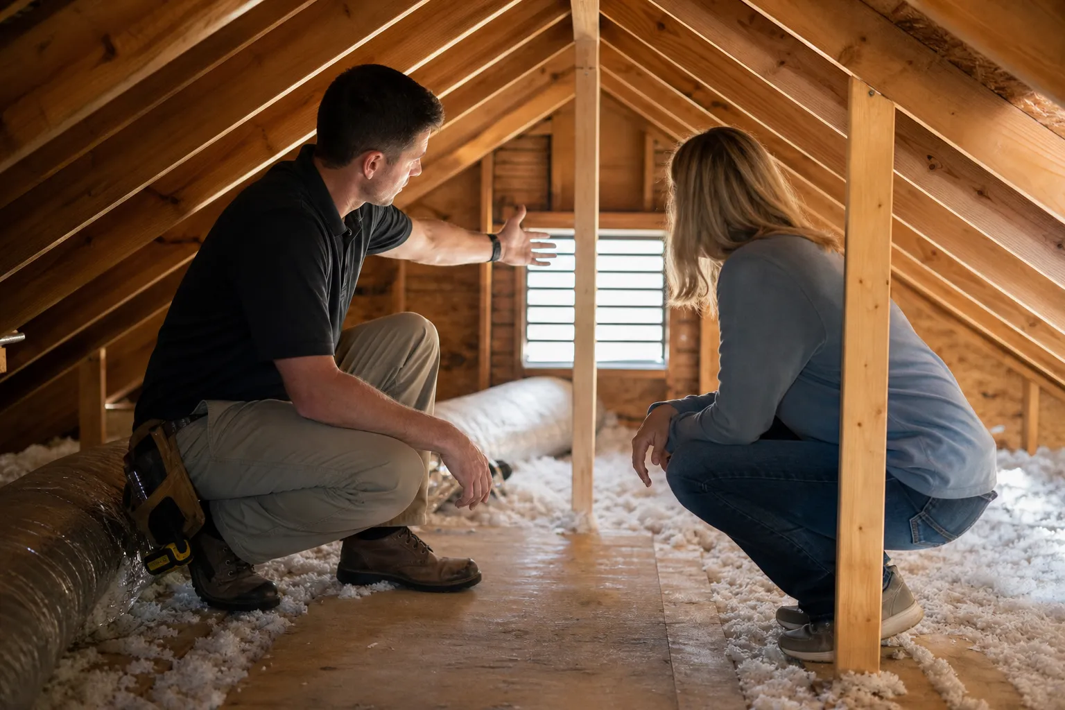 Relief for a hot, under-ventilated attic
